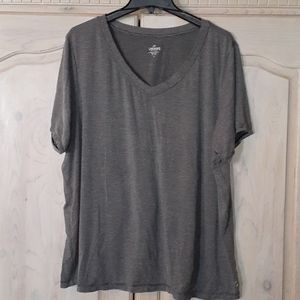 Spalding Plus Size V neck Short sleeve Tshirt